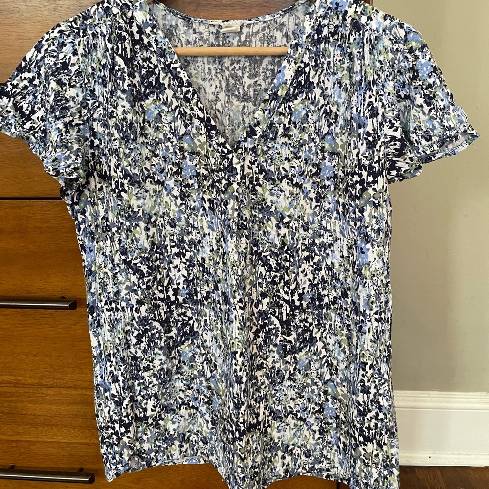 Caslon v neck blouse